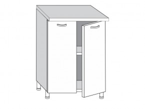 2.60.2 Шкаф-стол на 600мм с 2-мя дверцами в Тарко-Сале - tarko-sale.magazinmebel.ru | фото