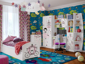 Детская комната Юниор-2 Принцесса в Тарко-Сале - tarko-sale.magazinmebel.ru | фото - изображение 1