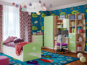 Детская комната Юниор-2 Салатовый металлик в Тарко-Сале - tarko-sale.magazinmebel.ru | фото