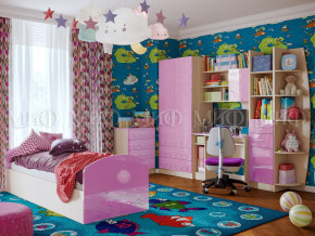 Детская комната Юниор-2 Сиреневый металлик в Тарко-Сале - tarko-sale.magazinmebel.ru | фото - изображение 1