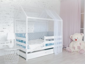 Детская кровать Домик Эко с ящиками белый в Тарко-Сале - tarko-sale.magazinmebel.ru | фото - изображение 2