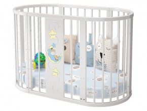 Детская кроватка белая Эстель в Тарко-Сале - tarko-sale.magazinmebel.ru | фото - изображение 1