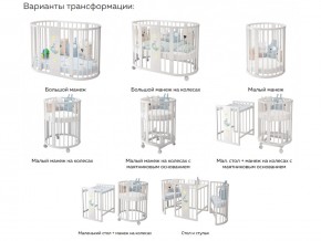 Детская кроватка белая Эстель в Тарко-Сале - tarko-sale.magazinmebel.ru | фото - изображение 2
