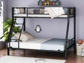 Двухъярусная кровать Гранада-1 140 черный в Тарко-Сале - tarko-sale.magazinmebel.ru | фото