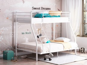 Двухъярусная кровать Гранада-2 140 белая в Тарко-Сале - tarko-sale.magazinmebel.ru | фото - изображение 1