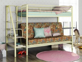 Двухъярусная кровать с диваном Мадлен 3 Слоновая кость-марки в Тарко-Сале - tarko-sale.magazinmebel.ru | фото