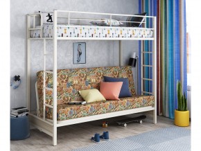 Двухъярусная кровать с диваном Мадлен Слоновая кость-марки в Тарко-Сале - tarko-sale.magazinmebel.ru | фото - изображение 1