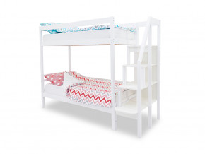 Двухъярусная кровать Svogen белый в Тарко-Сале - tarko-sale.magazinmebel.ru | фото - изображение 1
