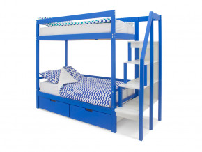 Двухъярусная кровать Svogen с ящиками синий в Тарко-Сале - tarko-sale.magazinmebel.ru | фото