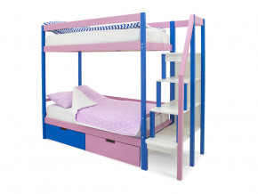 Двухъярусная кровать Svogen с ящиками синий-лаванда в Тарко-Сале - tarko-sale.magazinmebel.ru | фото - изображение 1