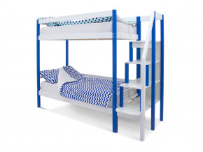 Двухъярусная кровать Svogen сине-белый в Тарко-Сале - tarko-sale.magazinmebel.ru | фото - изображение 1
