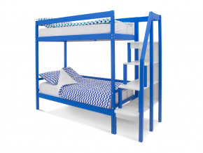 Двухъярусная кровать Svogen синий в Тарко-Сале - tarko-sale.magazinmebel.ru | фото - изображение 1