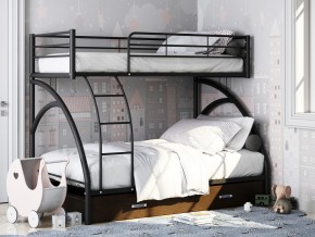 Двухъярусная кровать Виньола-2 Я черный в Тарко-Сале - tarko-sale.magazinmebel.ru | фото