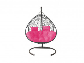 Кокон Для двоих с ротангом розовая подушка в Тарко-Сале - tarko-sale.magazinmebel.ru | фото