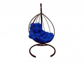 Кокон Капля без ротанга синяя подушка в Тарко-Сале - tarko-sale.magazinmebel.ru | фото
