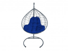 Кокон XL с ротангом синяя подушка в Тарко-Сале - tarko-sale.magazinmebel.ru | фото