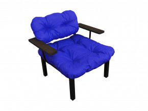 Кресло Дачное синяя подушка в Тарко-Сале - tarko-sale.magazinmebel.ru | фото