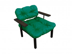 Кресло Дачное зелёная подушка в Тарко-Сале - tarko-sale.magazinmebel.ru | фото