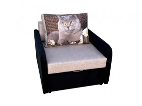 Кресло кровать Канзасик с подлокотниками кот с ромашками-2 в Тарко-Сале - tarko-sale.magazinmebel.ru | фото - изображение 1