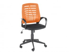 Кресло оператора Ирис стандарт оранжевый/черный в Тарко-Сале - tarko-sale.magazinmebel.ru | фото - изображение 1
