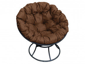 Кресло Папасан без ротанга коричневая подушка в Тарко-Сале - tarko-sale.magazinmebel.ru | фото
