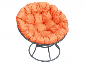 Кресло Папасан без ротанга оранжевая подушка в Тарко-Сале - tarko-sale.magazinmebel.ru | фото