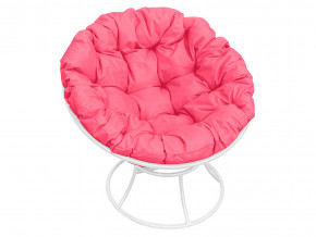 Кресло Папасан без ротанга розовая подушка в Тарко-Сале - tarko-sale.magazinmebel.ru | фото