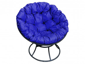 Кресло Папасан без ротанга синяя подушка в Тарко-Сале - tarko-sale.magazinmebel.ru | фото - изображение 1