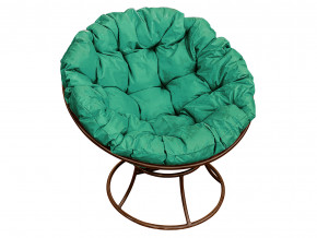 Кресло Папасан без ротанга зелёная подушка в Тарко-Сале - tarko-sale.magazinmebel.ru | фото