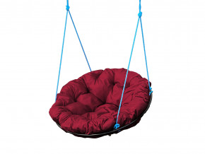 Кресло Папасан подвесное бордовая подушка в Тарко-Сале - tarko-sale.magazinmebel.ru | фото