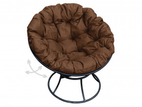Кресло Папасан пружинка без ротанга коричневая подушка в Тарко-Сале - tarko-sale.magazinmebel.ru | фото