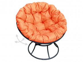 Кресло Папасан пружинка без ротанга оранжевая подушка в Тарко-Сале - tarko-sale.magazinmebel.ru | фото