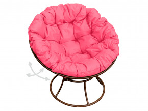 Кресло Папасан пружинка без ротанга розовая подушка в Тарко-Сале - tarko-sale.magazinmebel.ru | фото