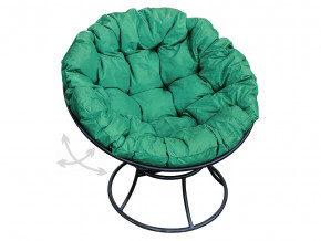 Кресло Папасан пружинка без ротанга зелёная подушка в Тарко-Сале - tarko-sale.magazinmebel.ru | фото