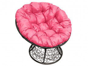 Кресло Папасан с ротангом розовая подушка в Тарко-Сале - tarko-sale.magazinmebel.ru | фото - изображение 1