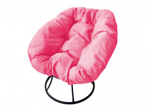 Кресло Пончик без ротанга розовая подушка в Тарко-Сале - tarko-sale.magazinmebel.ru | фото