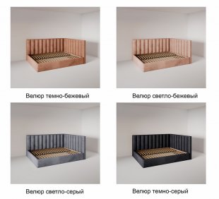 Кровать Вертикаль угловая 0.8 м с ортопедическим основанием в Тарко-Сале - tarko-sale.magazinmebel.ru | фото - изображение 6