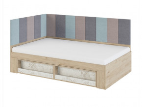 Кровать 1,2 с мягким элементом 1,2 и 2,0 Мод.2.3 в Тарко-Сале - tarko-sale.magazinmebel.ru | фото