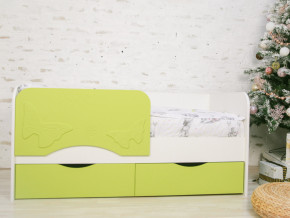 Кровать Бабочка белый/салатовый софт в Тарко-Сале - tarko-sale.magazinmebel.ru | фото
