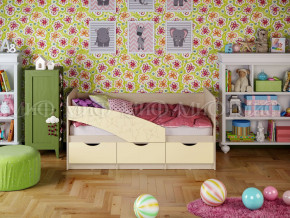 Кровать Бабочки 1600 Ваниль в Тарко-Сале - tarko-sale.magazinmebel.ru | фото