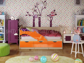 Кровать Дельфин-1 1600 Оранжевый металлик в Тарко-Сале - tarko-sale.magazinmebel.ru | фото