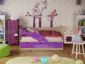 Кровать Дельфин-1 1800 Фиолетовый металлик в Тарко-Сале - tarko-sale.magazinmebel.ru | фото