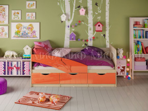 Кровать Дельфин 1600 Оранжевый металлик в Тарко-Сале - tarko-sale.magazinmebel.ru | фото