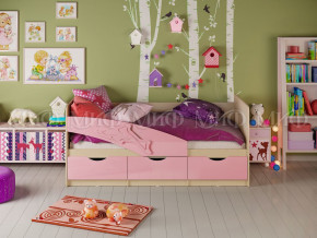 Кровать Дельфин 1600 Розовый металлик в Тарко-Сале - tarko-sale.magazinmebel.ru | фото