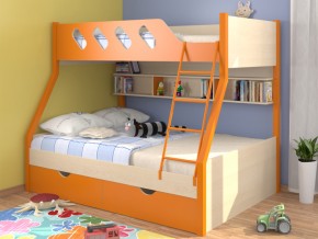 Кровать Дельта 20.02 оранжевая в Тарко-Сале - tarko-sale.magazinmebel.ru | фото