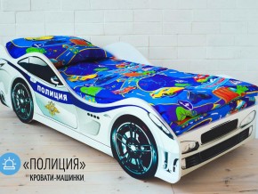 Кровать детская машина Полиции в Тарко-Сале - tarko-sale.magazinmebel.ru | фото - изображение 1