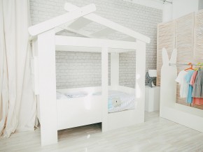 Кровать детская Теремок без ящика белая в Тарко-Сале - tarko-sale.magazinmebel.ru | фото - изображение 1