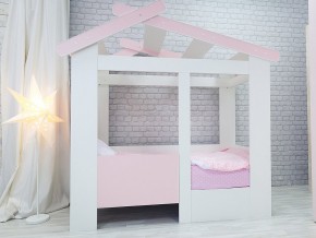 Кровать детская Теремок без ящика розовая в Тарко-Сале - tarko-sale.magazinmebel.ru | фото