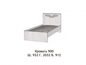 Кровать Диана 900 в Тарко-Сале - tarko-sale.magazinmebel.ru | фото - изображение 2