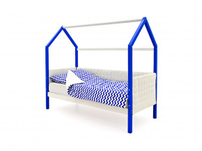 Кровать-домик мягкий Svogen сине-белый в Тарко-Сале - tarko-sale.magazinmebel.ru | фото